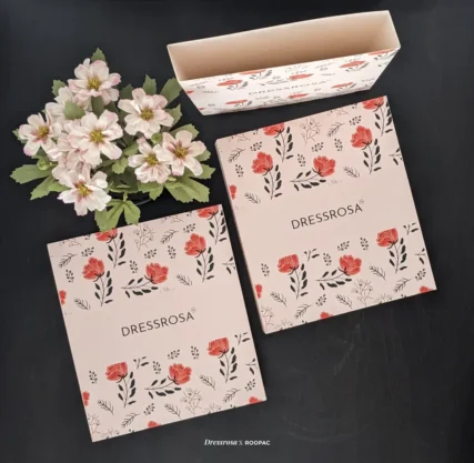 Dressrosa brand logo on Saree Wrapper