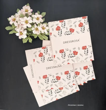 Dressrosa Floral Saree Wrapper closed view