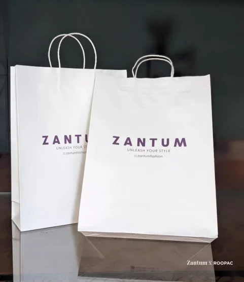 Zantum Men's Clothing Store Paper Bags, Madurai