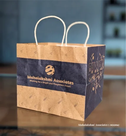 Festive Diwali gift bag by Mahalakshmi Associates.
