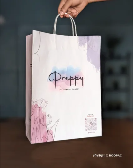 Preppy's stylish paper bag with colourful closet theme, Bengaluru