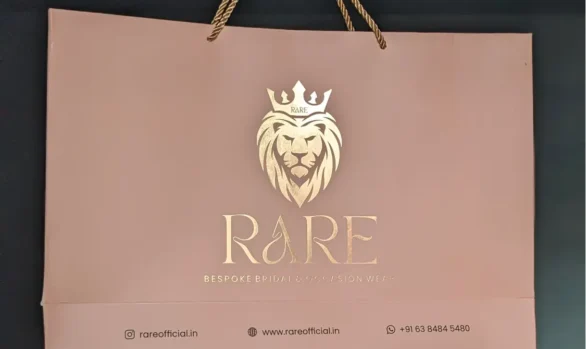 RARE's Luxury Gold-foiled Paper Bag, Coimbatore