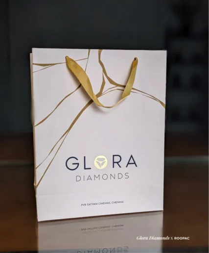 Elegant Roopac-made bag for Glora Diamonds in Chennai