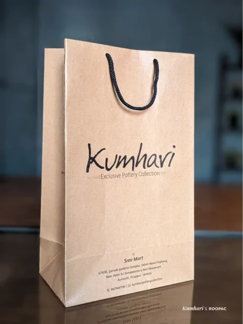 Durable Kraft Paper Bags for Handicrafts at Kumhari, Tiruppur