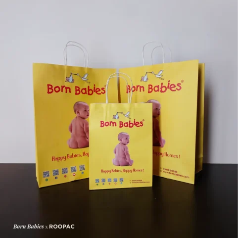 Born Babies clothing Paper Bag