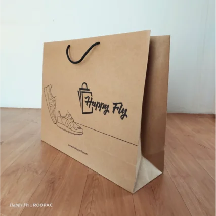 Minimalist kraft bags for accessories