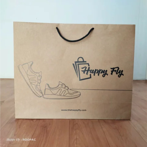 Elegant Kraft Paper Bags for Premium Fashion | Happy Fly Chennai