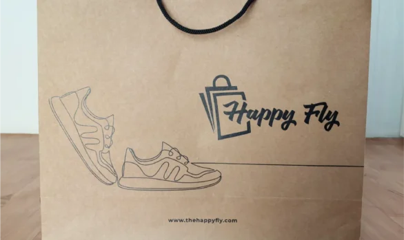 Elegant Kraft Paper Bags for Premium Fashion | Happy Fly Chennai