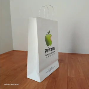 Stylish packaging for gadgets: Pritam Communications Paper Bag by Roopac