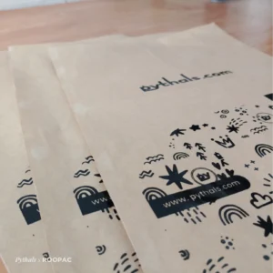 Pythals India Kraft Mailers by Roopac, featuring playful kids' design elements