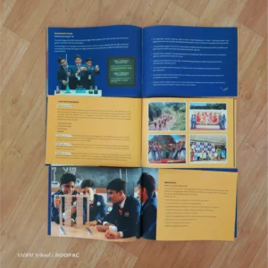 Roopac's vibrant school catalogue for SMBM National Public School in Dindigul