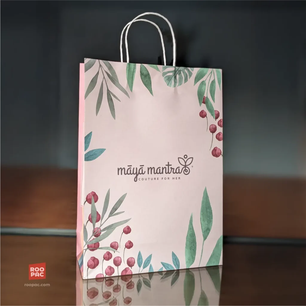 designer paper bags for clothing stores