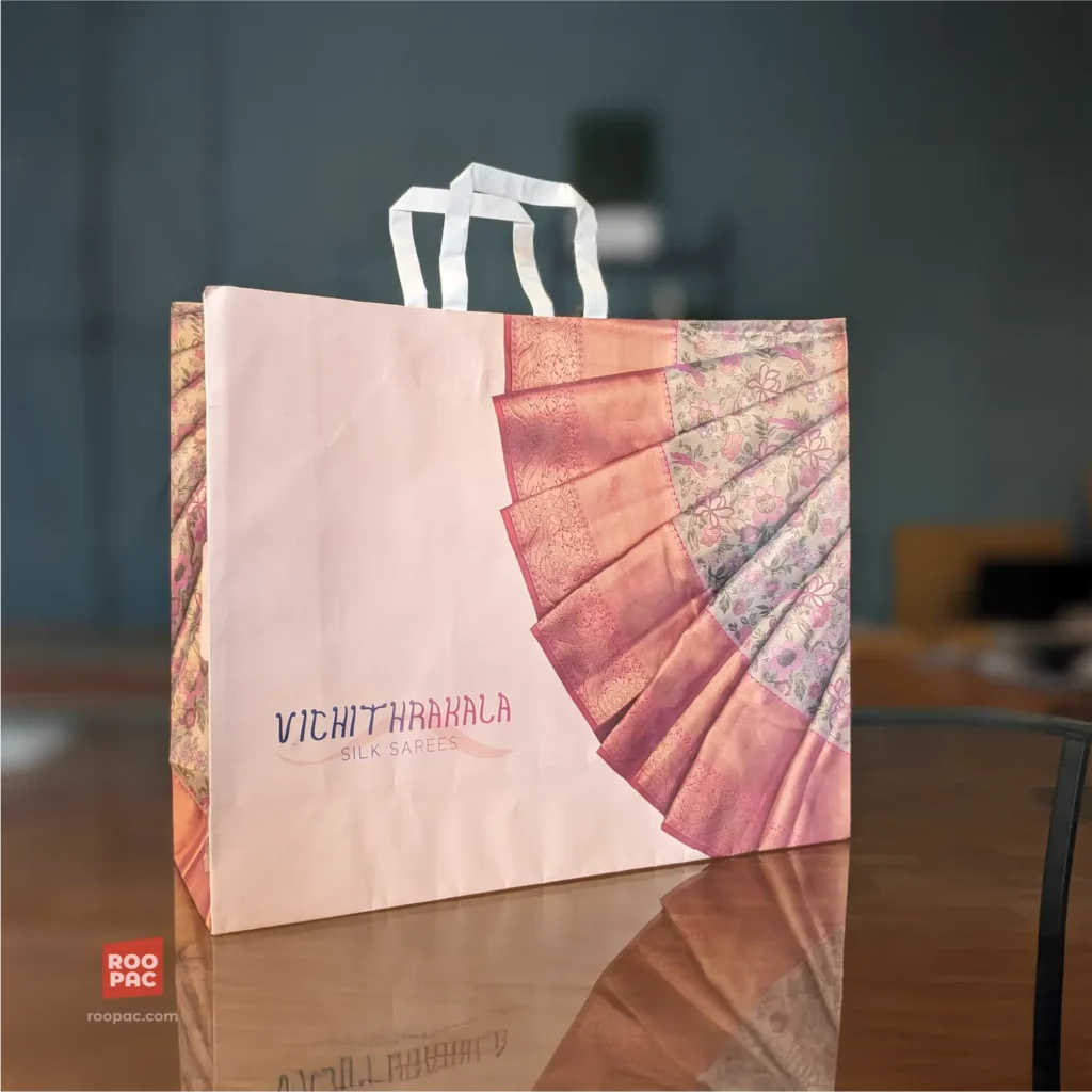 designer paper bags for large garments