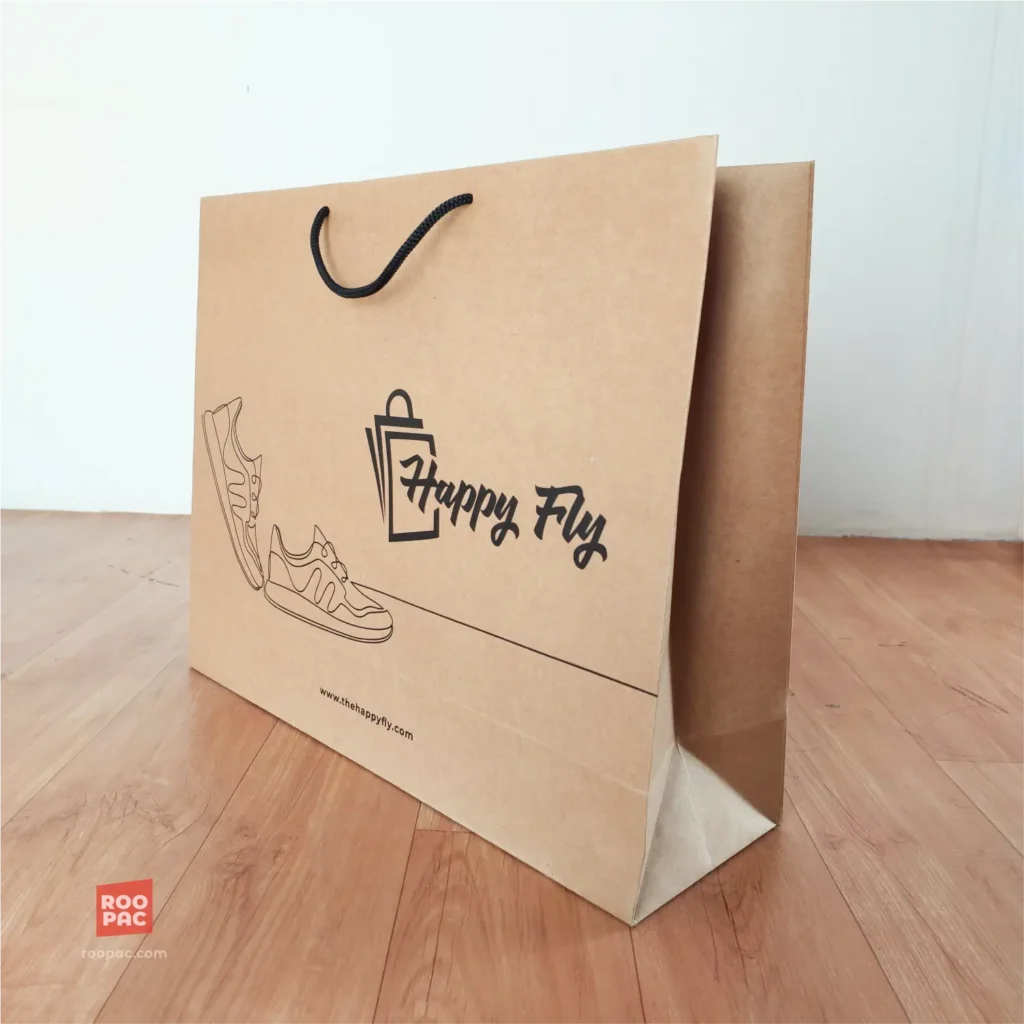 durable kraft paper bags for large garments