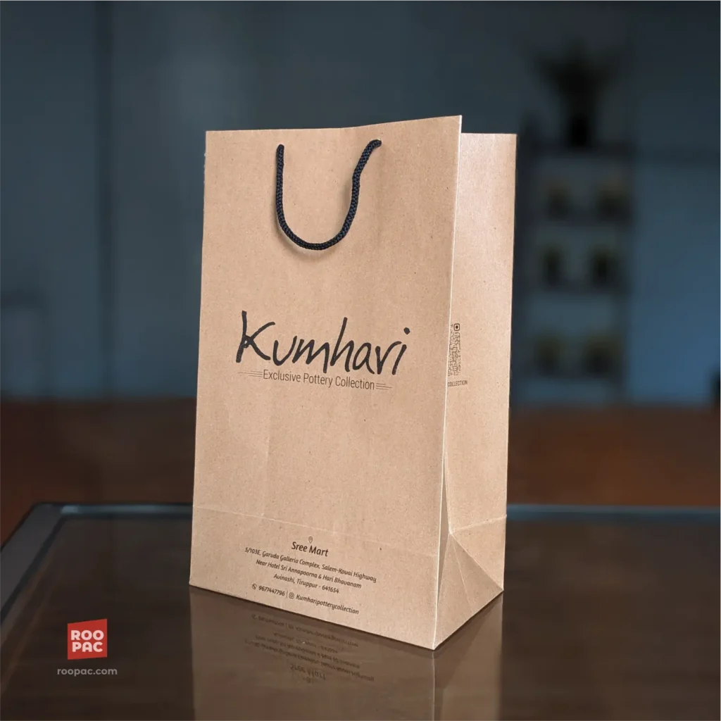 durable kraft paper bags for clothing stores