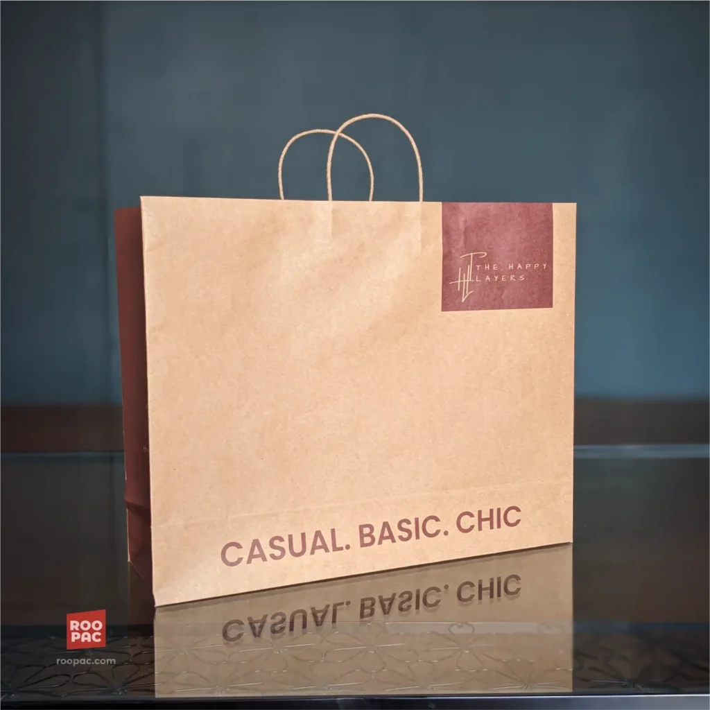 kraft paper bags for large garments